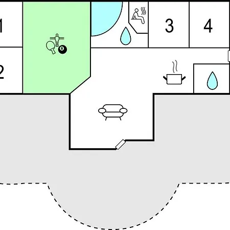 度假居 Vibelunden Rodby V